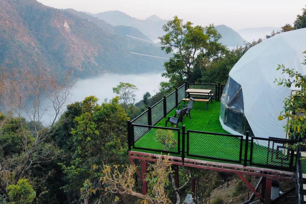 Gadeni Stays - Glamping Dome At Nainital Bhīm Tāl Kültér fotó