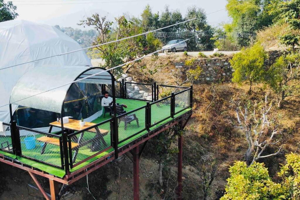 Gadeni Stays - Glamping Dome At Nainital Bhīm Tāl Kültér fotó