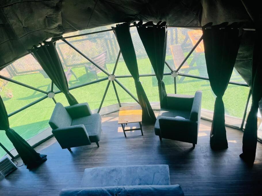 Gadeni Stays - Glamping Dome At Nainital Bhīm Tāl Kültér fotó
