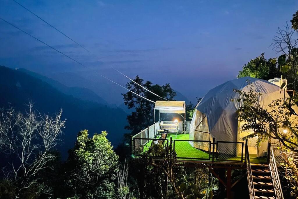 Gadeni Stays - Glamping Dome At Nainital Bhīm Tāl Kültér fotó